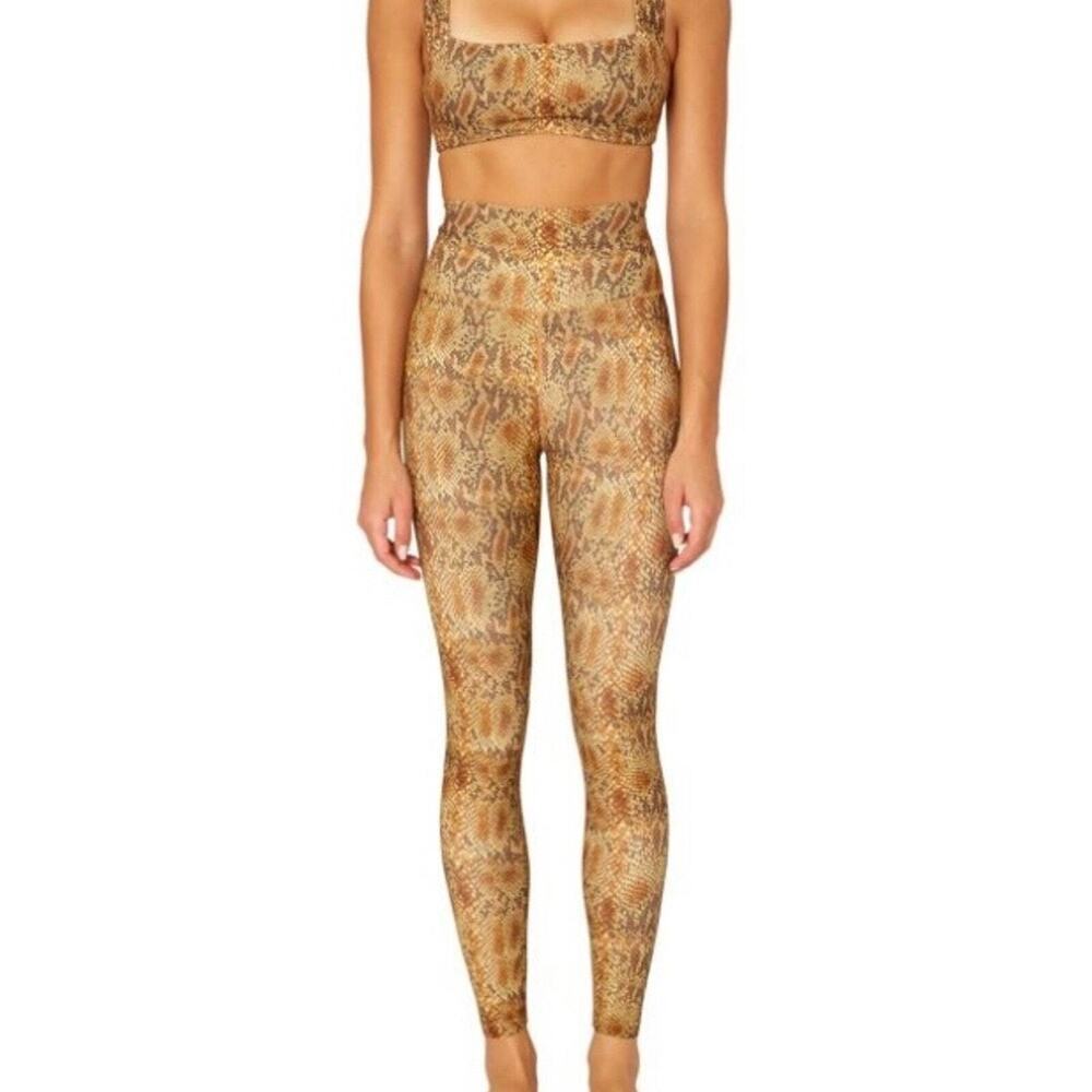 WeWoreWhat Python High Waist Legging Size large NWT